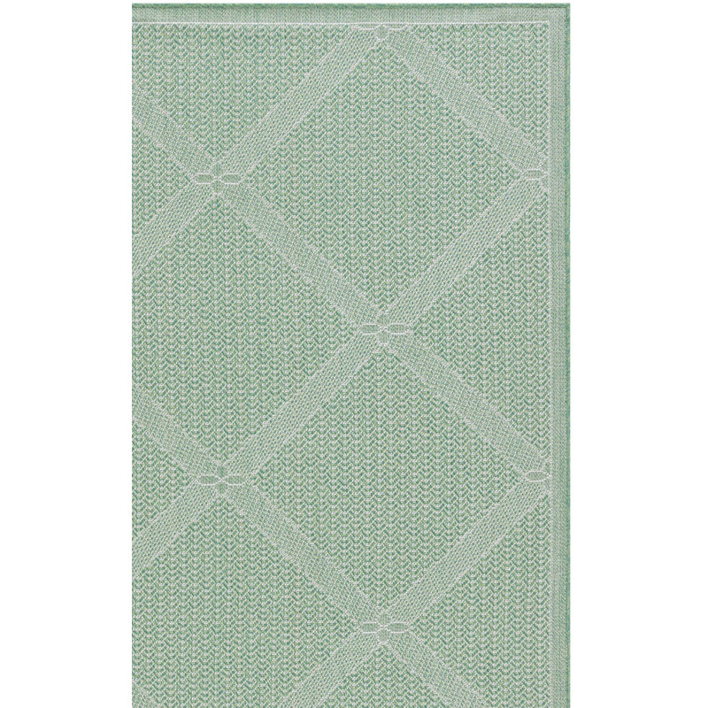 Tapis d'intérieur / extérieur géométrique lavable à la machine Jaycub, Rectangle 5 pi 3 po x 7 pi 6 po