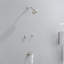 Ensemble de robinet de douche à 2 poignées avec robinet de baignoire et robinet de douche Ensemble de système de douche Ensemble complet de garniture de baignoire et de douche Fixations murales-99277317