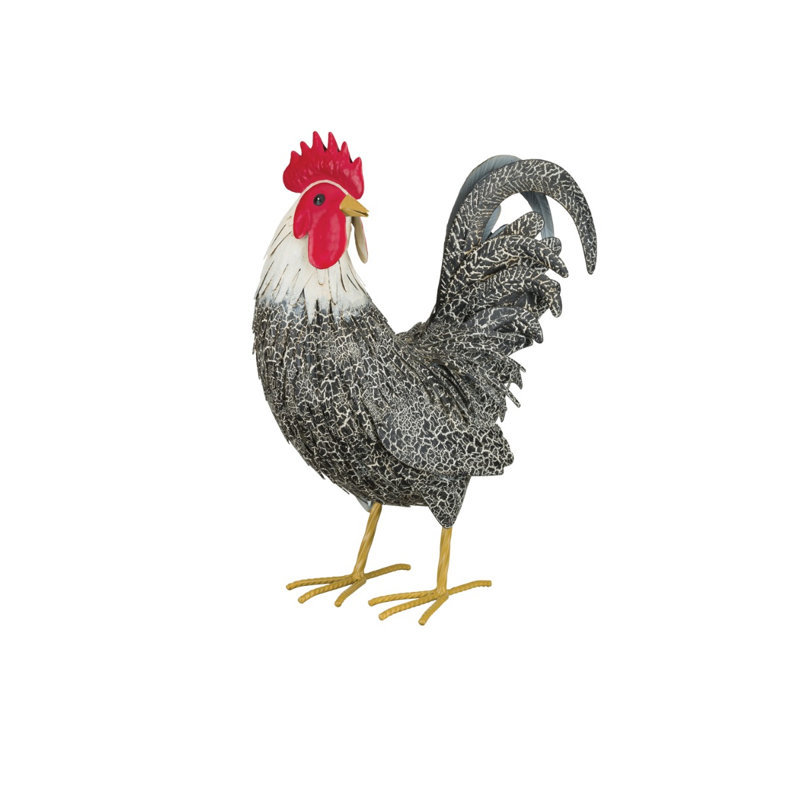 Animals Weather Resistant Metal Garden Statue, 14" H x 11.5" W x 5" D