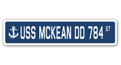 Mckean Dd 784 Street Sign Heavy Duty Plastic 7" X 30"