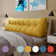 Sit-Up Back Comfort Large Triangular Bolster Headboard Reading Wedge Pillow
