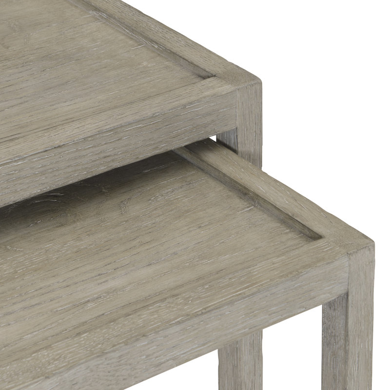 Albion Solid Wood Nesting End Table
