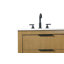 Meuble-lavabo simple 24 po en teck miel-849997518-849997507