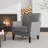 Alex Transitional Flared Arm Upholstered Armchair-649009885