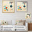 Syncronicities Midcentury Elegant Retro Art - Abstract Midcentury, reproduction d'art sur toile-1235363266-1235363267