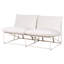 Garden Sofa Set 4 Seater Bessi Metal Grey-1512367814