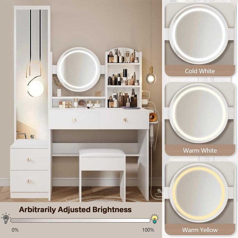 Abdulilah Vanity, White
