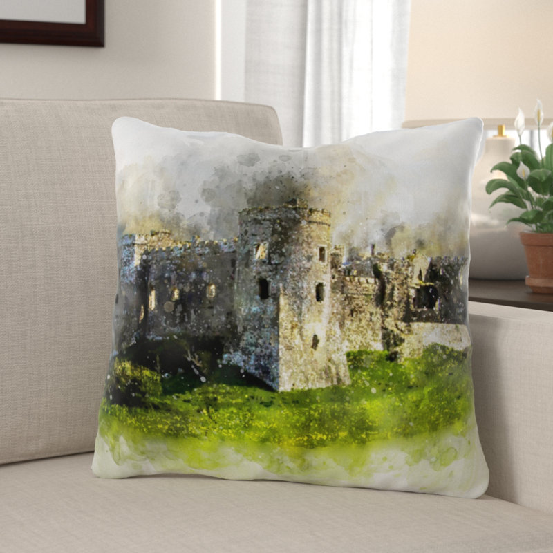 Coussin carew castle Difiore, Microsuède, Intérieur