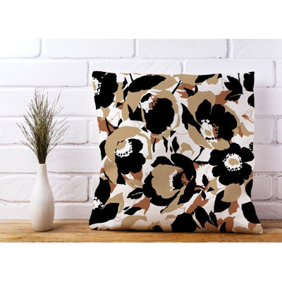 Suze Floral Square Cushion