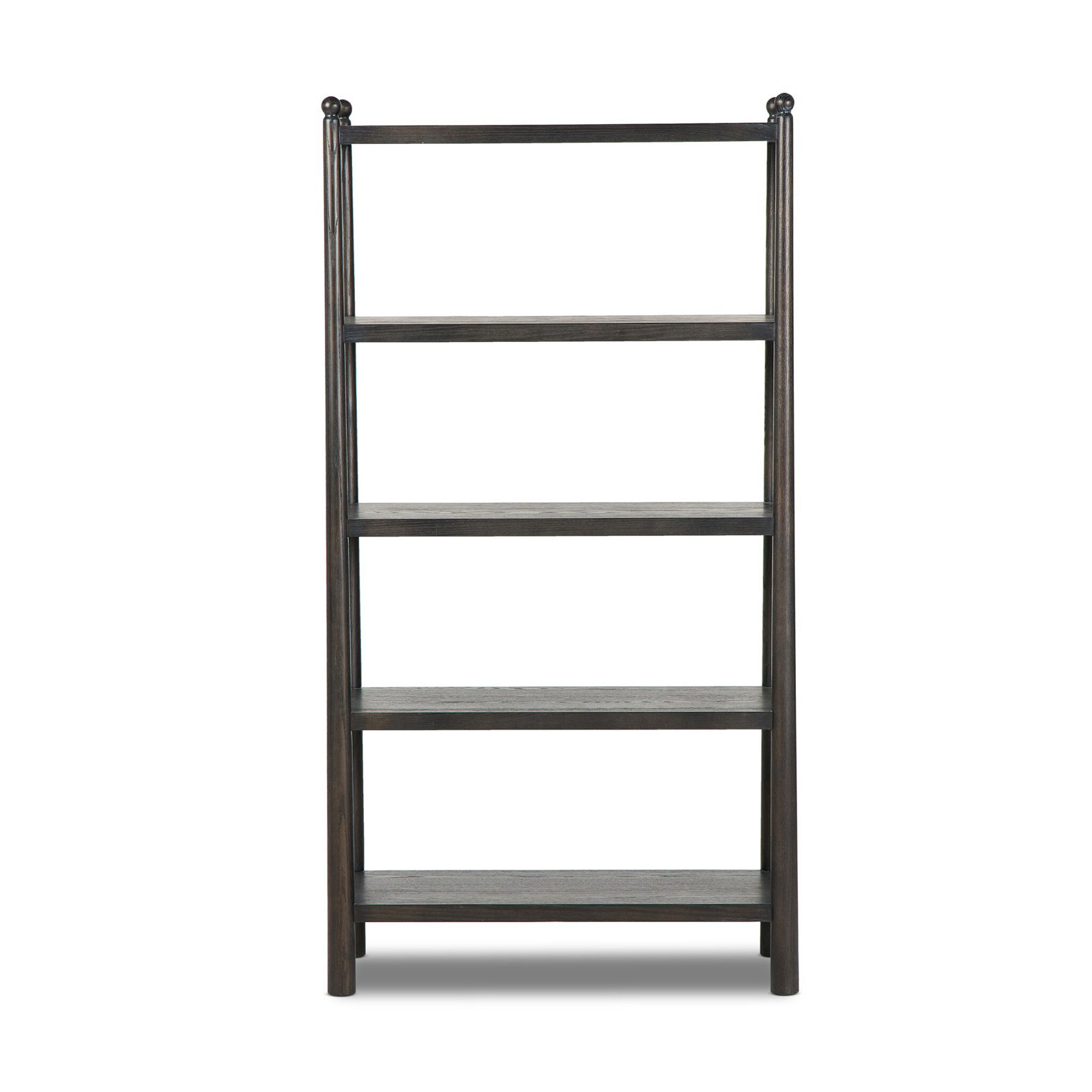 Eldridge Bookcase, Distressed Black Oak