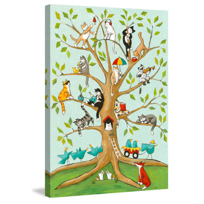 « catsup a tree » par julie nelson, reproduction d’art sur toile tendue