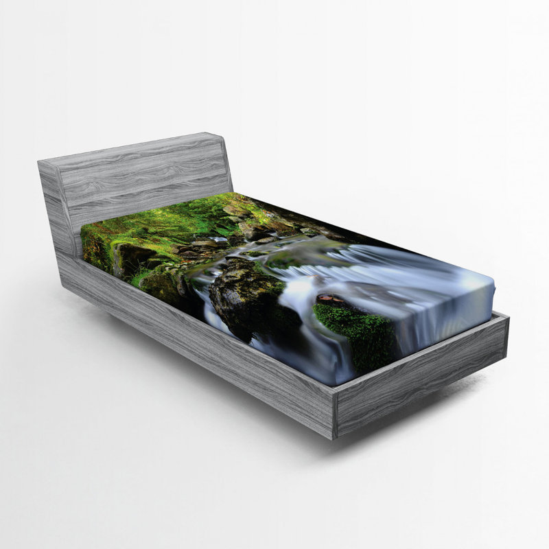 Drap ajusté nature, Drap-housse de taille simple
