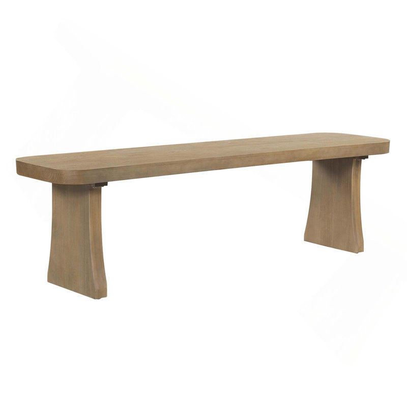 Banc de salle à manger d'intérieur en pin, siège en bois massif de L 62,9 po, capacité de poids de 350 lb, pouvant accueillir 3 personnes pour la cuisine, la salle à manger et l'espace de vie