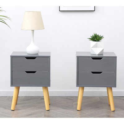 Ira 2 Drawer Bedside Table