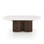 Table basse ovale en pierre véritable Luca-1228765842