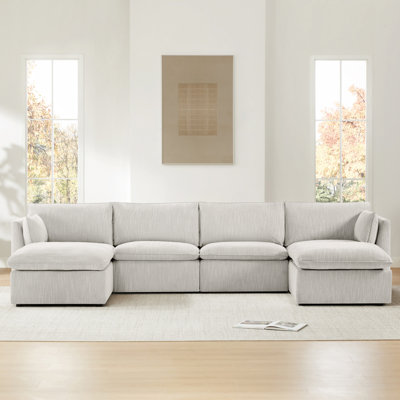 Greylan 6-Piece Upholstered Sectional by Latitude Run