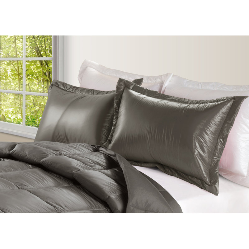  Taie d'oreiller en nylon ultra légère, Standard, Taupe