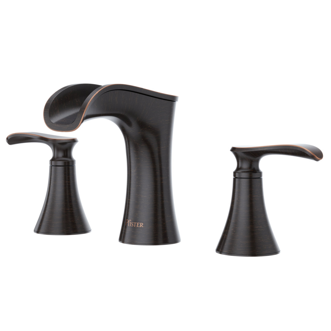 Jaida Widespread Bathroom Faucet with Drain Assembly Pfister Finish: Tuscan Bronze