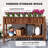 Elevated Wood Planter Box,Raised Garden Bed,With Storage Shelf,Drainage Holes,And Liner-1745960962