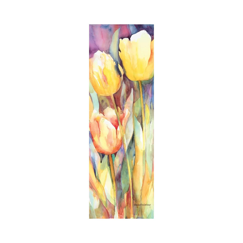 Tall Blondes by Annelein Beukenkamp - Wrapped Canvas Panoramic Painting, 30.48 cm H x 91.44 cm W x 3.175 cm D
