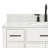 Jameal 42'' Solid Wood Single Bathroom Vanity with 0.75'' Carrara Marble Top-107957313-73458085-73458086