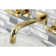 Kingston Brass Concord Two-Handle 3-Hole Wall Mount Bathroom Faucet