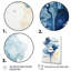«Ethereal Blue Watercolor Bliss», reproduction sur toile-1082168645-1082168642