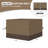 Aoodor Replacement 4-Panel Gazebo Sidewall Curtains-121327732-121327729