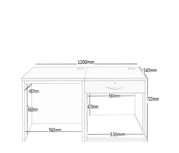 Ebern Designs Walshaw Computer Desk | Wayfair.co.uk
