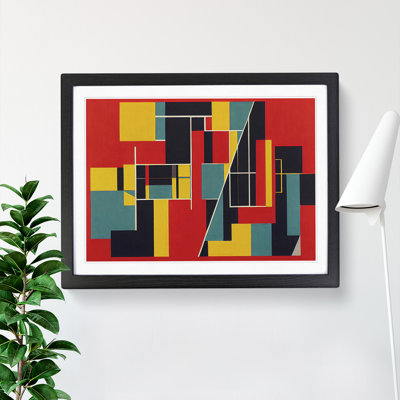 Modern Art Bauhaus Vol.1 Abstract - Framed Print