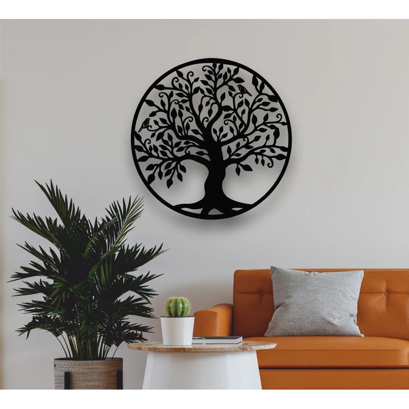 Tree Of Life - Family Tree - 3d Wall Silhouette Metal Wall Decor Home Office Decoration Bedroom Living Room Decor Sculpture