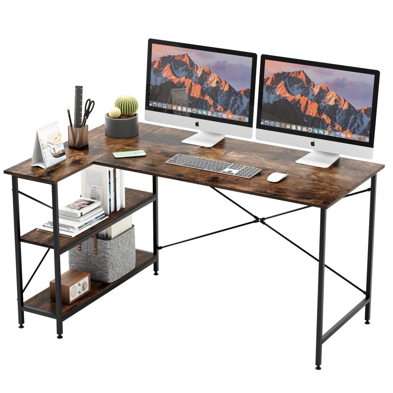 17 Stories Atia Reversible L-Shape Desk & Reviews | Wayfair