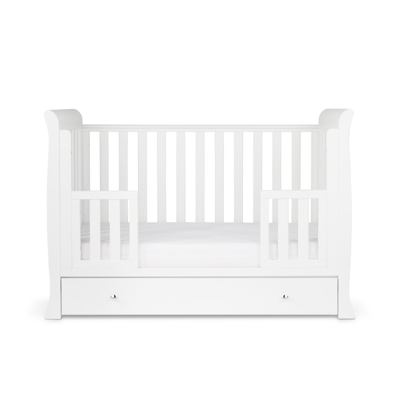 Snowdon 4 in 1 Mini Cot Bed and All Seasons Premium Pocket Sprung Mattress  - White