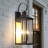 24 in. 3-Light Outdoor Wall Lantern with Clear Glass-1006050326-883734667