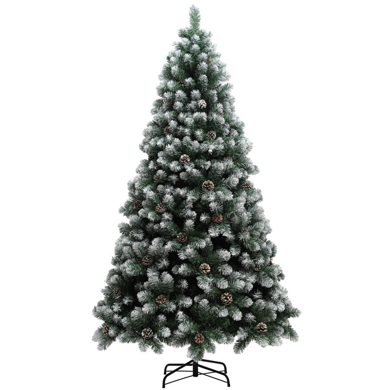 Artificial Christmas Tree, 6.89ft H x 3.61ft W x 3.61ft D