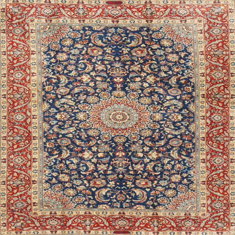 Madden Oriental Indoor Rug, Round 4'