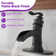 Single-Hole Single-handle Bathroom Faucet with Drain Assembly