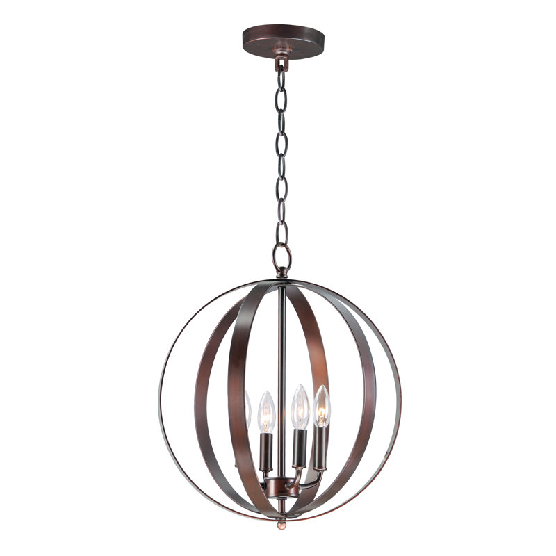 Mielke 4 - Light Sphere Pendant, Oil Rubbed Bronze