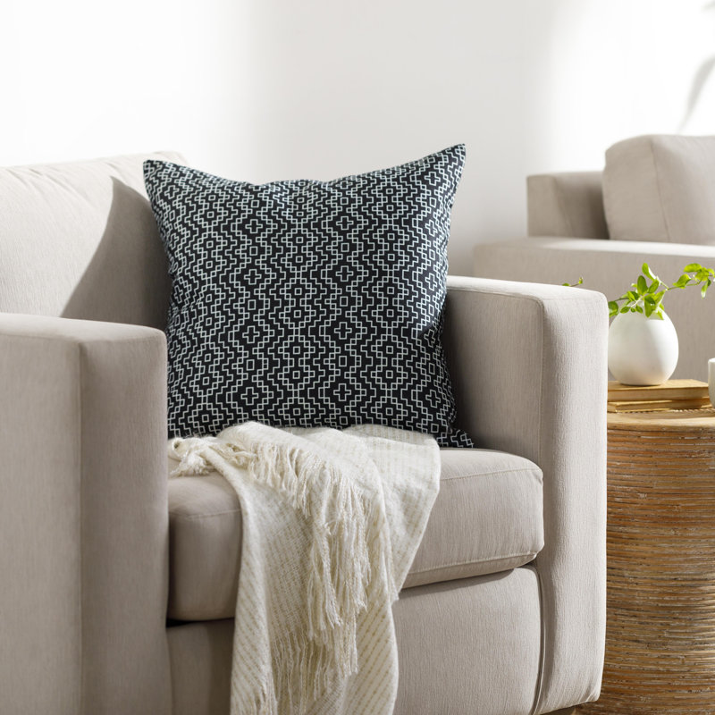 Coussin décoratif avec rembourrage Idalia, 20 po x 20 po, Housse de coussin seulement - sans coussin