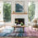 Leyat Washable Abstract Rug Ombre Distressed Non Slip Stain Resistant Low Pile Indoor Carpet