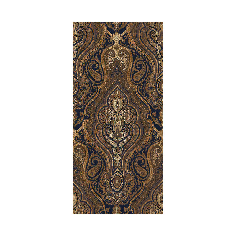 Guaranteed in Stock Fabric, Blue/Brown/White