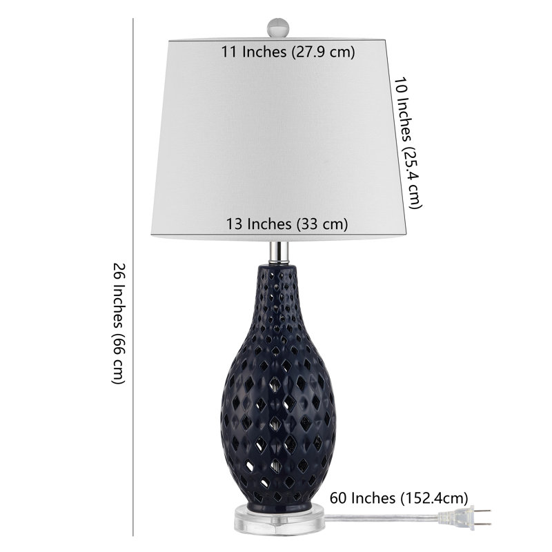 Adene Table Lamp, Navy
