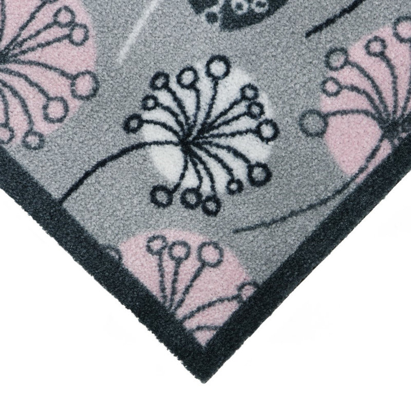 Non-Slip Floral Indoor Doormat, Rectangle 50cm W x 75cm L