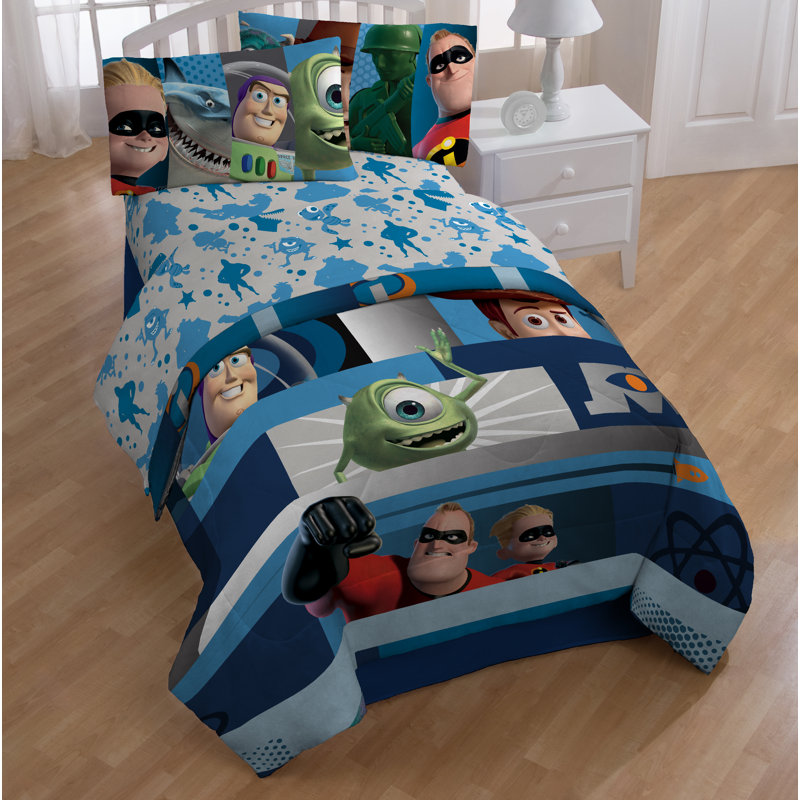 Ensemble de draps jumeaux Pixar Filmstrip