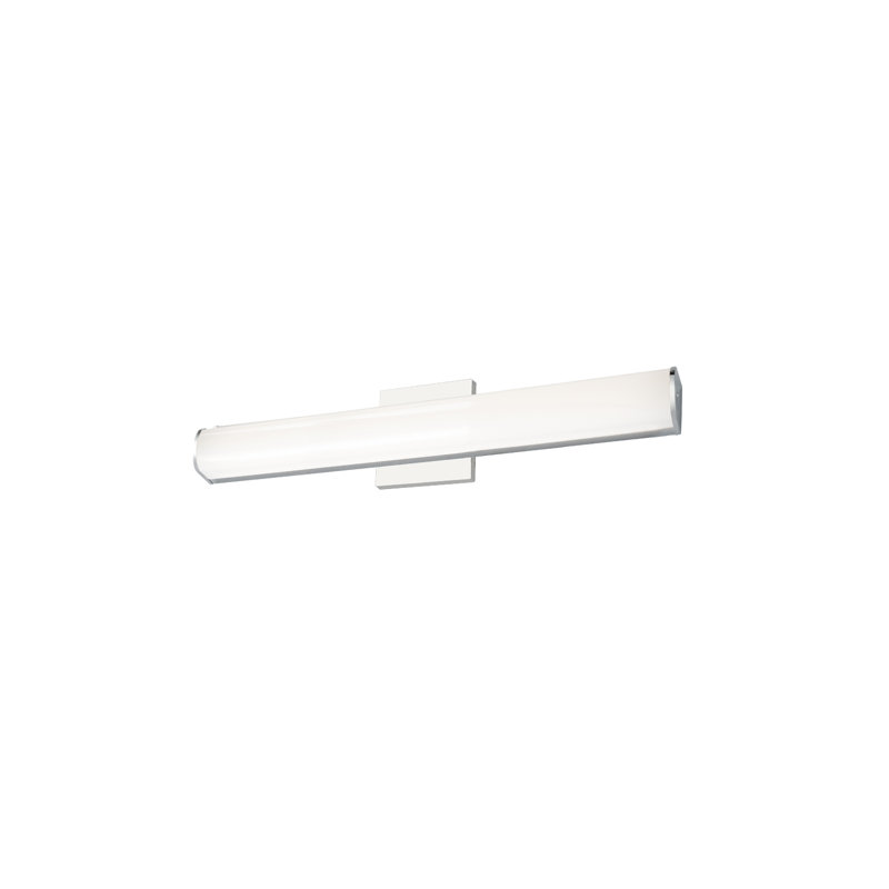 Longitude 20" Chrome LED Vanity Light with Rounded Diffuser