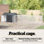 142cm Galvanised Steel Floor Bird Cage