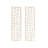 Silver Aluminum Metal Cutouts Abstract Home Wall Decor