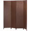 Paravent pliable cloison de séparation en bois 6 pi-51287923-51287921