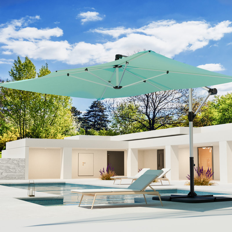 Parasol en porte-à-faux, Blanc