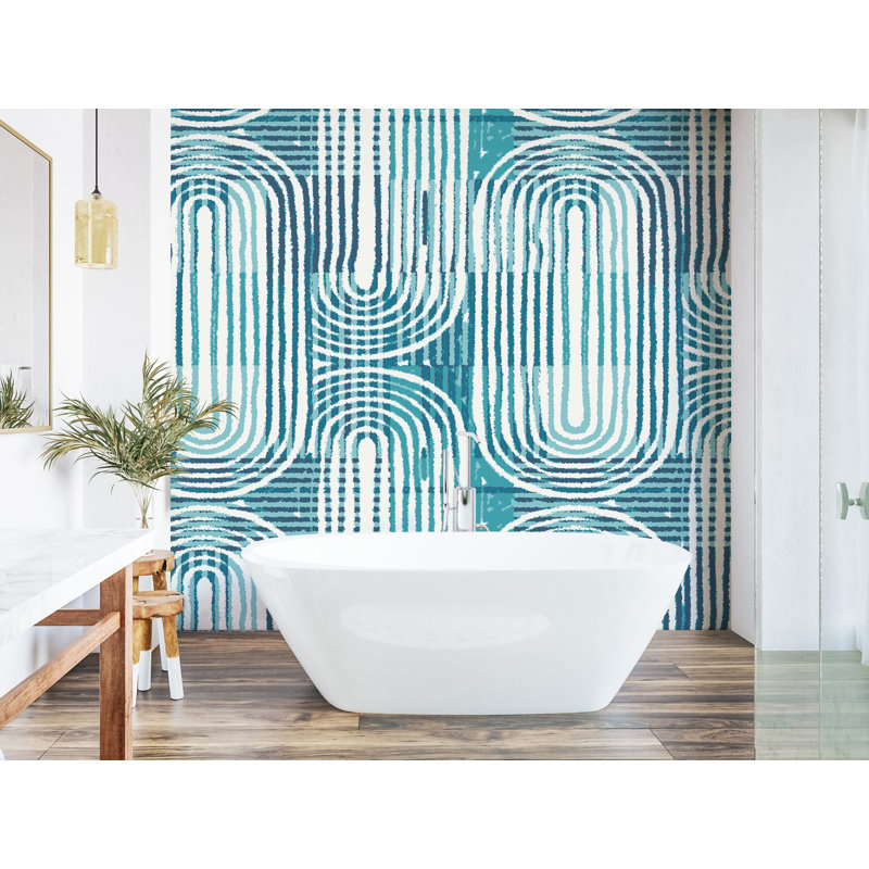 Matte Non-Pasted Wall Mural, Blue, 240cm L x 300cm W
